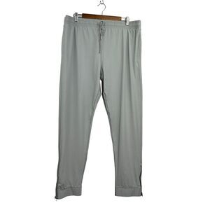 Zyia Active Peak Zipper‎ Jogger Light Gray Size 2XL XXL Stretch